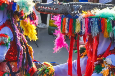 Masquerades at the festival