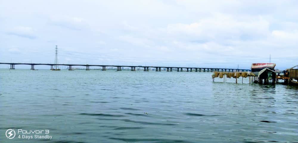 The bridge across the waterway