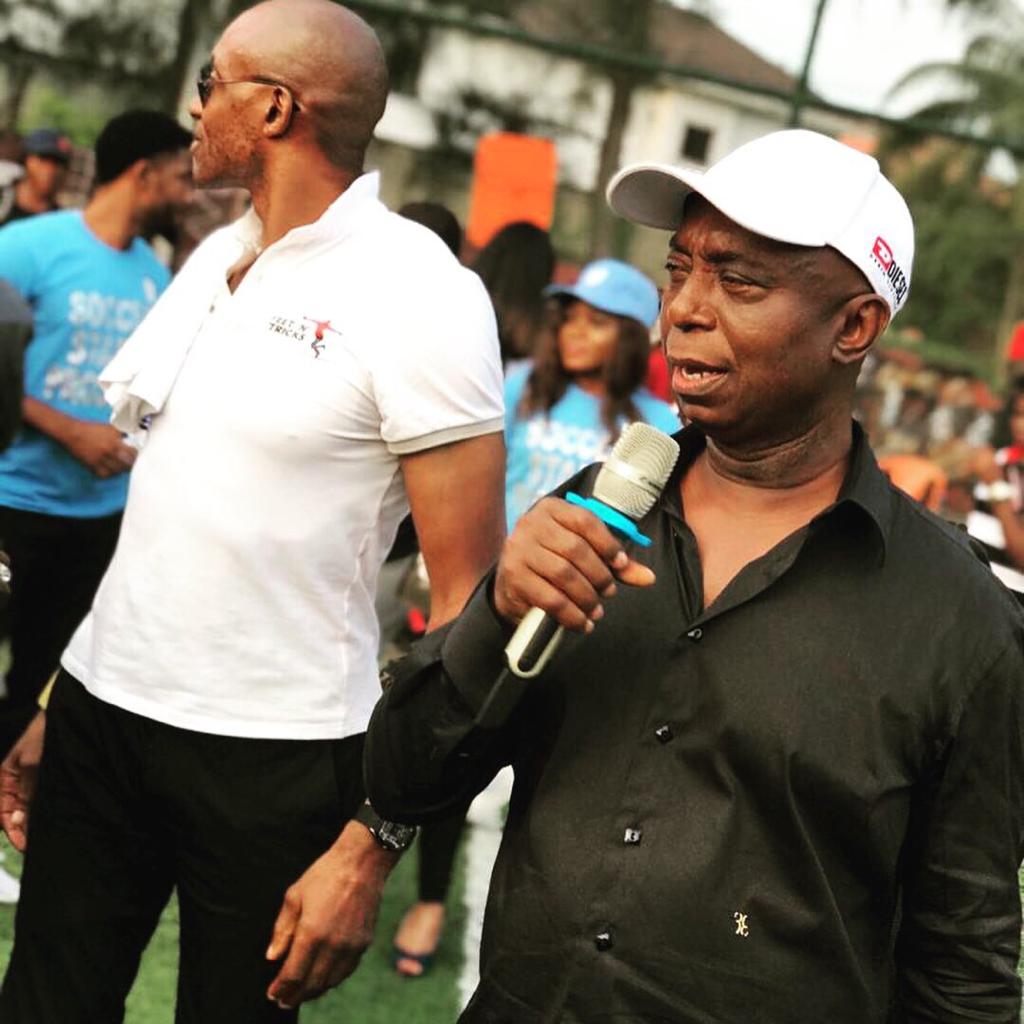 House of Representatives member, Ned Nwoko at the 5Stars Premier League in Abuja