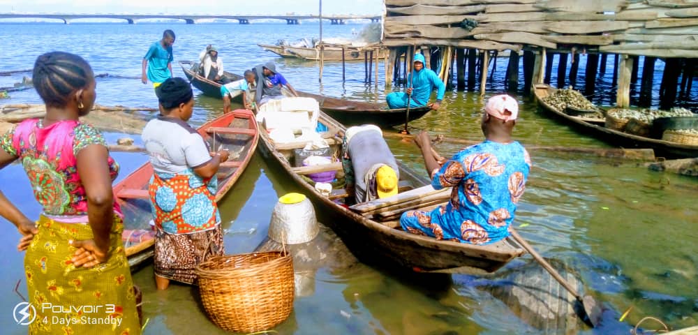 Some residents of the fishing depot