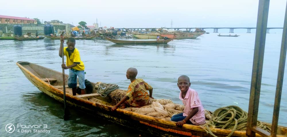 Youth going fishing