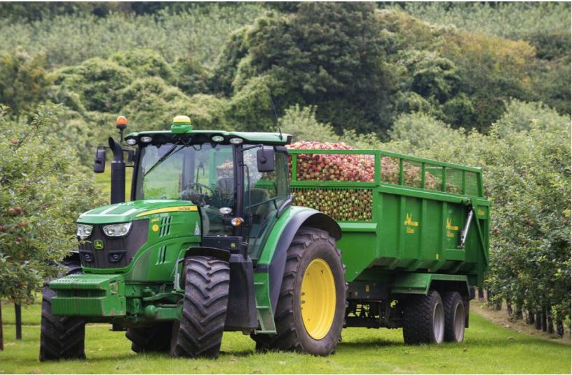 Truck load of apples