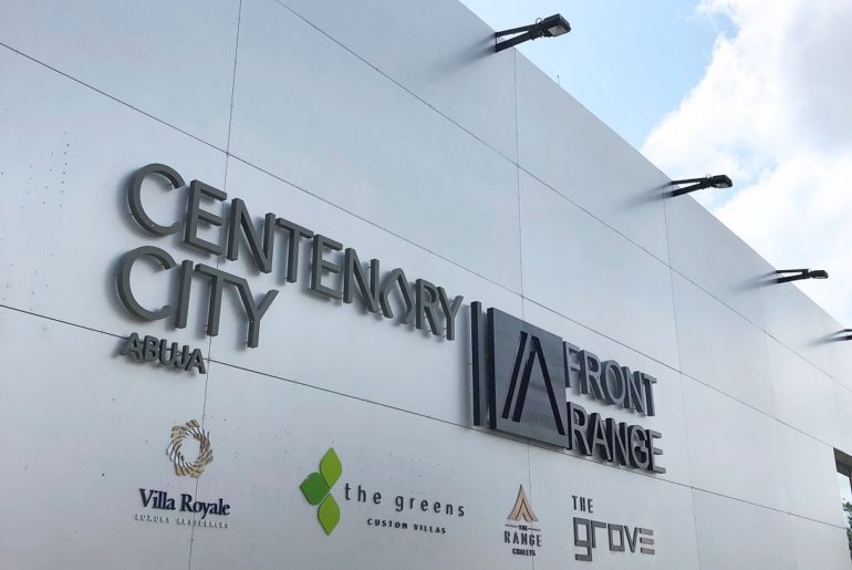 Abuja Centenary City signage